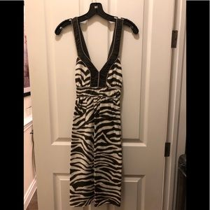 Zebra Print Sun Dress